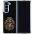 Skull and Owl by Sarah Richter Galaxy Z Fold5 5G Clear Case